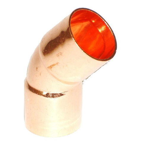 CODO DE COBRE 106038 SOLDABLE 45º 3/8 - QUALITY