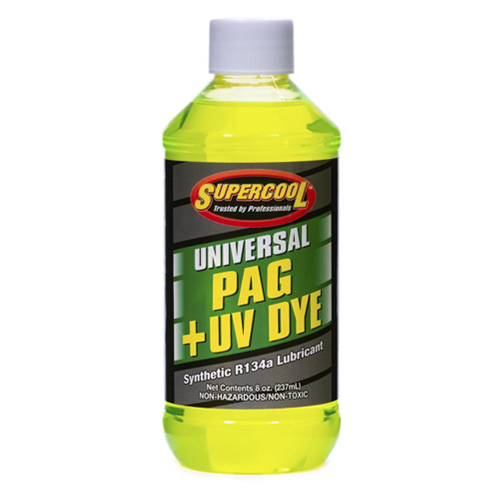 ACEITE UNIVERSAL PAG CON TINTE UV 8 OZ - SUPERCOOL