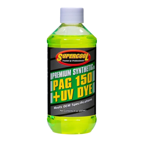 ACEITE PAG 150 VISCOSIDAD CON TINTE UV 8 OZ - SUPERCOOL